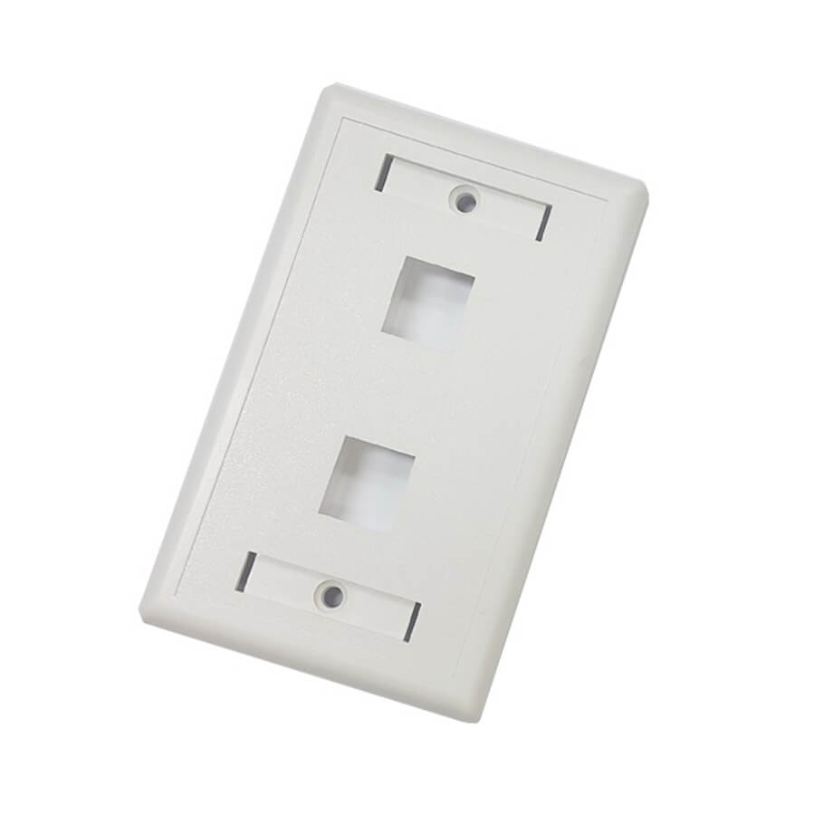 2-port Faceplate US Mode LS (LS-FP-US-2PORT)